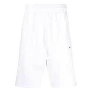 Off-White Wave Out Diag Mesh Shorts 'White' OMCI006C99FLE0090110