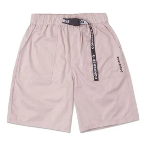 (WMNS) Converse Classic Mid Length Woven Short Asia Sizing 'Pink Sage' 10025200-A03