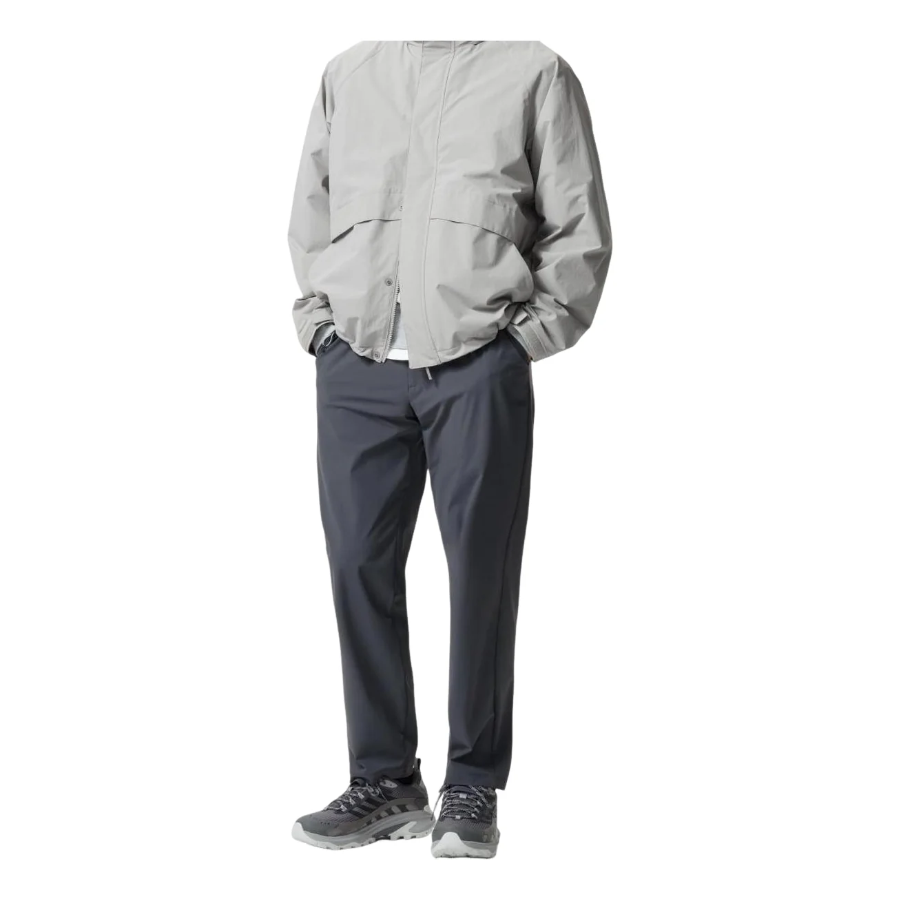 UNIQLO Ultra Stretch Pants 'Dark Grey' 475598-08