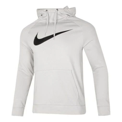 Men's Nike Casual Sports Logo Hooded Breathable Pullover White CZ2426-072