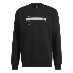 adidas Classic Gfx Crew Sweatshirt 'Black' HN9019