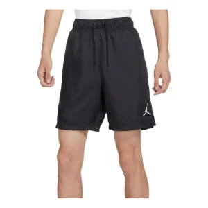 Air Jordan Solid Color Mesh Lacing Straight Shorts 'Black' DQ5687-010