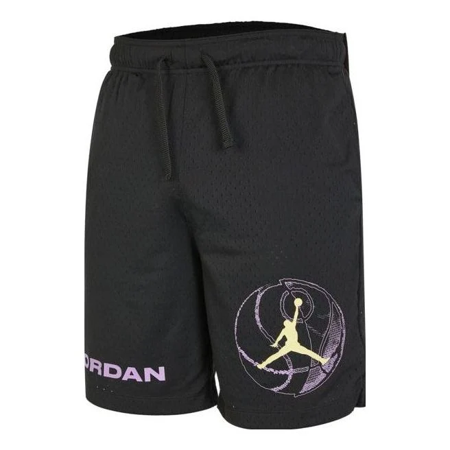 Air Jordan Dri-FIT Jumpman Shorts 'Black Purple' DZ4123-011