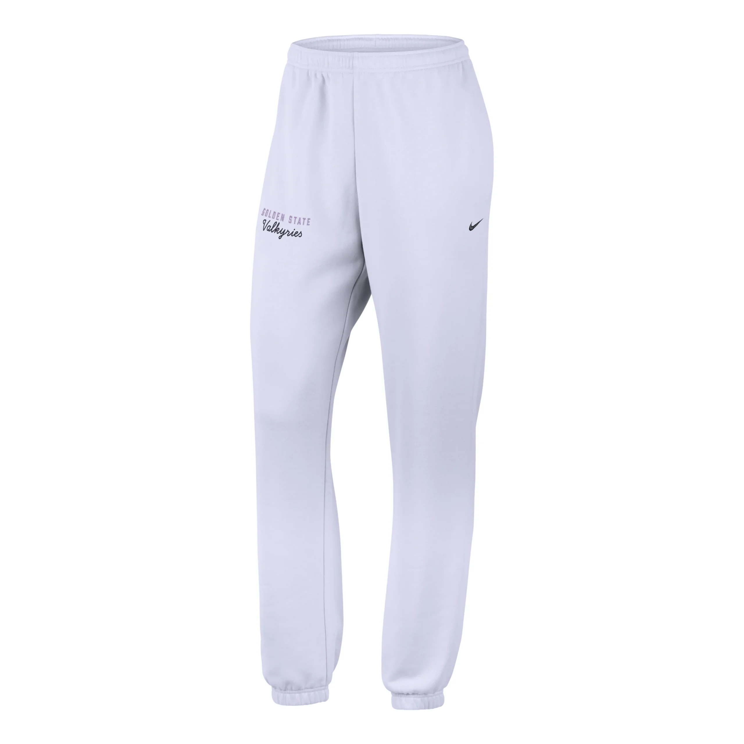 (WMNS) Nike Golden State Valkyries French Terry Standard Cuffed Pants 'Amethyst Tint Black' IR0845-538