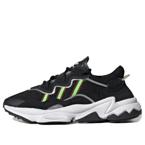 (WMNS) adidas Ozweego 'Black Solar Green' EF0158