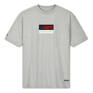 Men's Converse x Thisisneverthat Crossover Logo Printing Sports Round Neck Short Sleeve light grey 10022709-A02
