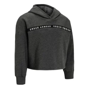 (WMNS) Under Armour Taped Hoodie 'Black' 1328947-002