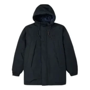 Converse Premium Mid Down Hooded Jacket Asia Sizing 'Black' 10023775-A03
