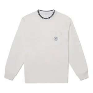 Converse Retro Chuck Long Sleeve Slub Pocket T-Shirt Asia Sizing 'White' 10025986-A02