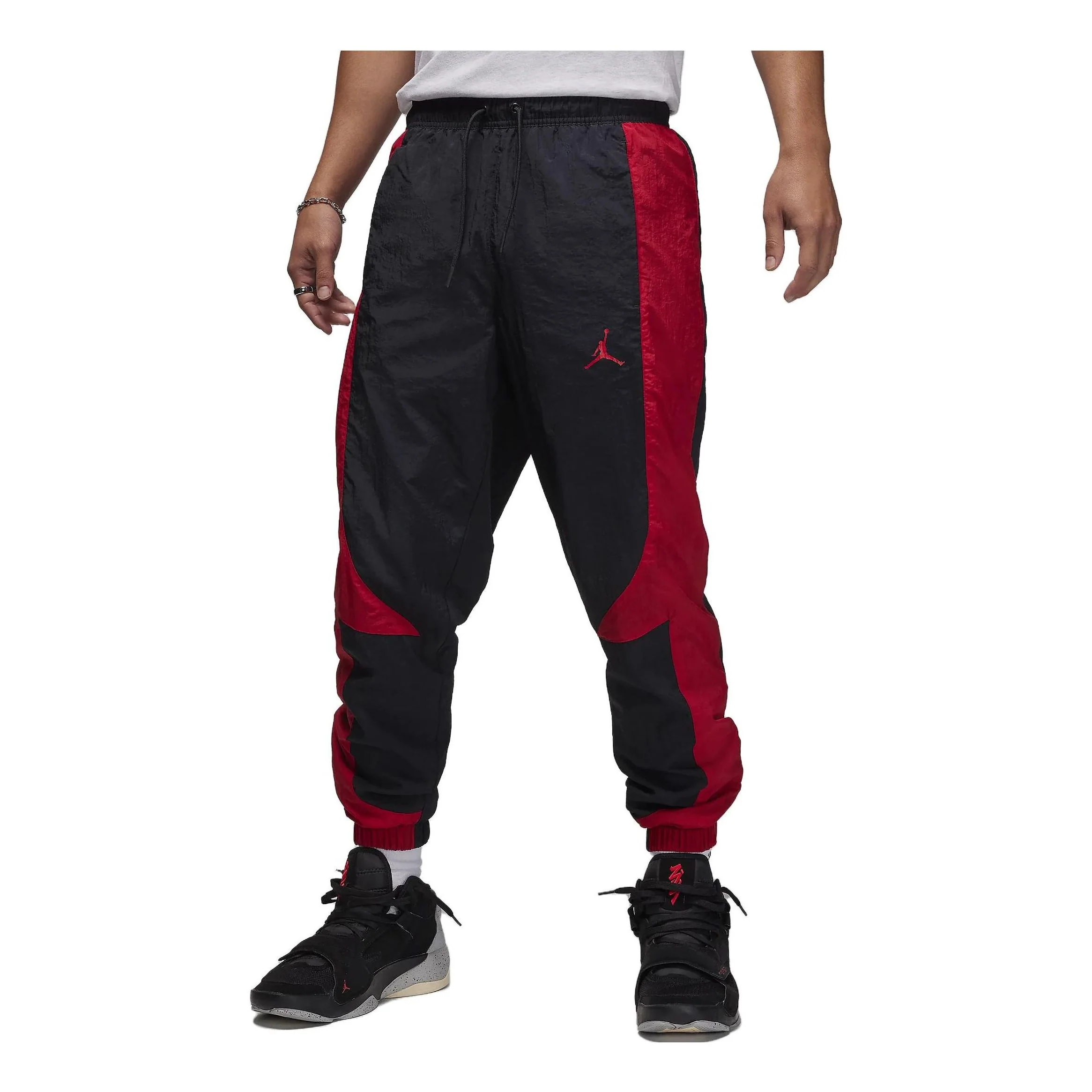 Air Jordan Sport Jam Pants Asia Sizing 'Black Red' DX9374-013