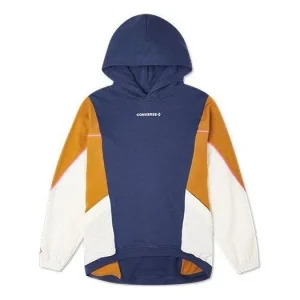 (WMNS) Converse Blocked Alt Terrain Hoodie Asia Sizing 'Midnight Navy' 10021057-A03
