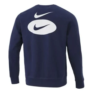 Nike League As Sportswear Sl Bb Crew 'Navy White' DM5461-410