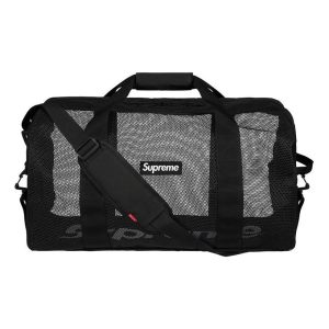 Supreme Big Duffle Bag 'Black White' SUP-SS20-082