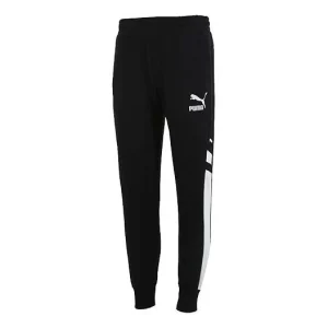PUMA Casual Sweatpants 'Black White' 530685-01