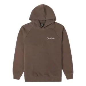 Converse Raglan Elevated Hoodie Asia Sizing 'Brown' 10024580-A03