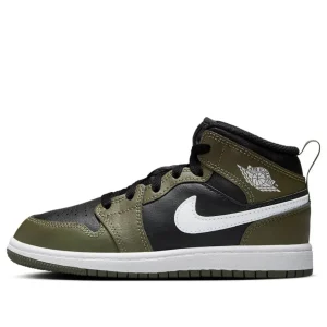(PS) Air Jordan 1 Mid 'Medium Olive' DQ8424-092