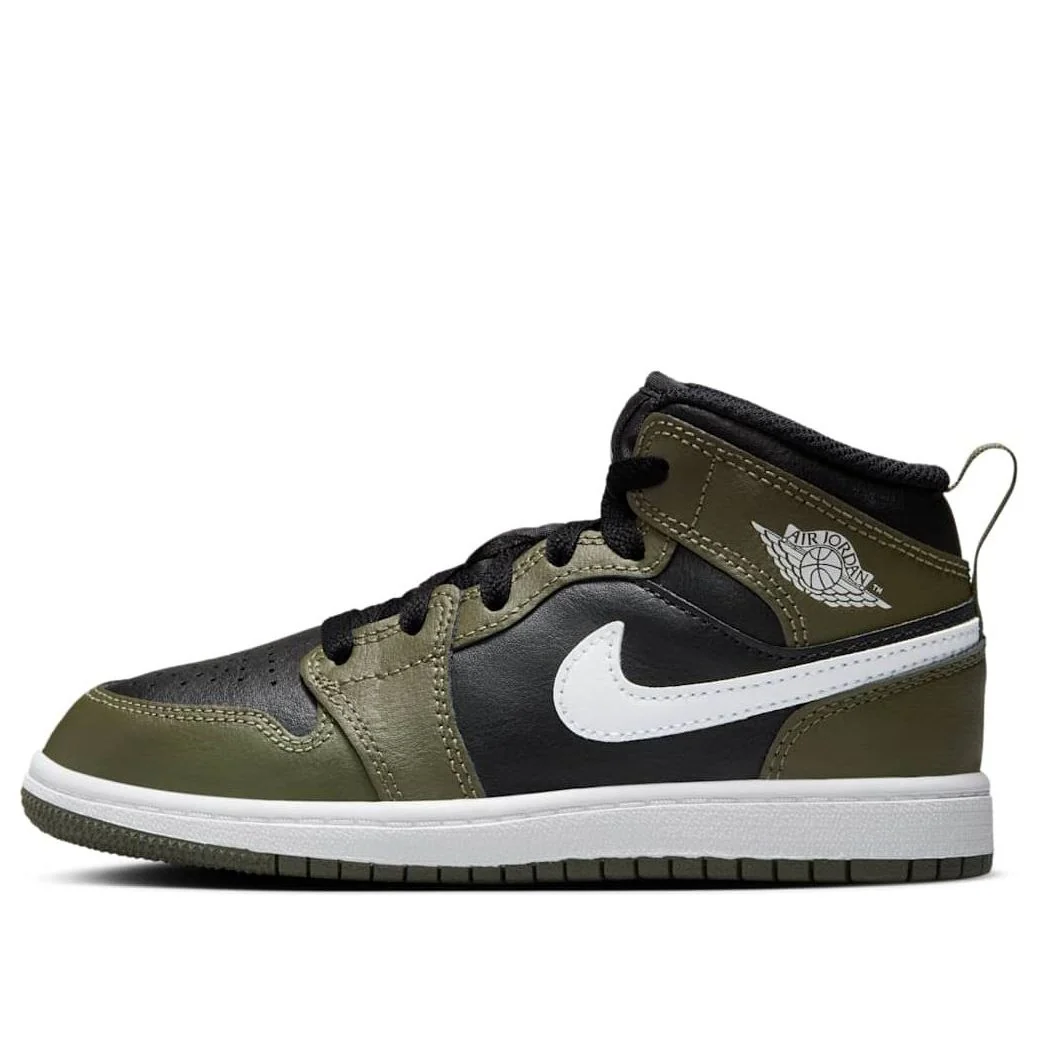 (PS) Air Jordan 1 Mid 'Medium Olive' DQ8424-092