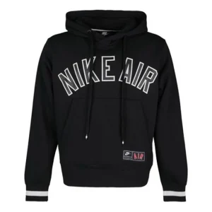Nike Air MENS Sportswear Casual Logo Print Fleeced Black AR1818-010