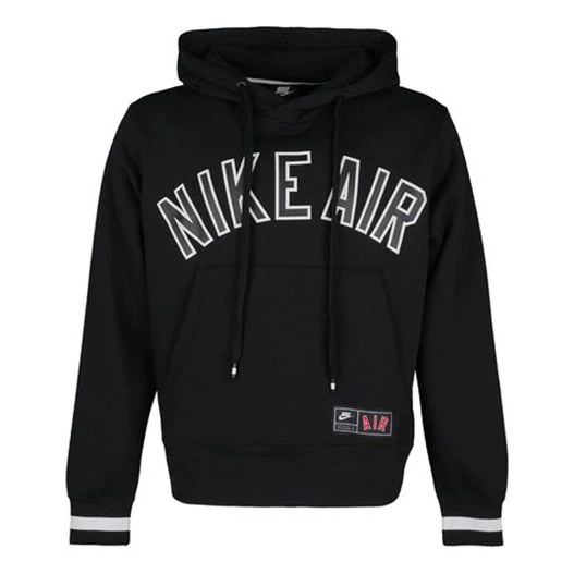Nike Air MENS Sportswear Casual Logo Print Fleeced Black AR1818-010