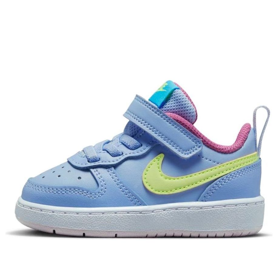 (TD) Nike Court Borough Low 2 'Cobalt Bliss Light Lemon Twist' BQ5453-405