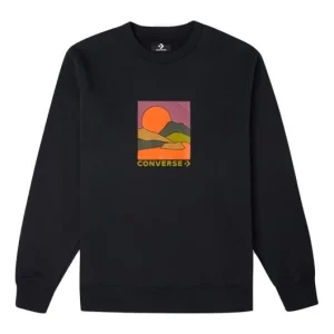 Converse Hybrid World Graphic T-Shirt Asia Sizing 'Black' 10023440-A01