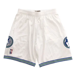 Mitchell & Ness NBA Swingman Shorts Minnesota Timberwolves 1995-96 'White' SMSHSB19045-MTIWHIT95