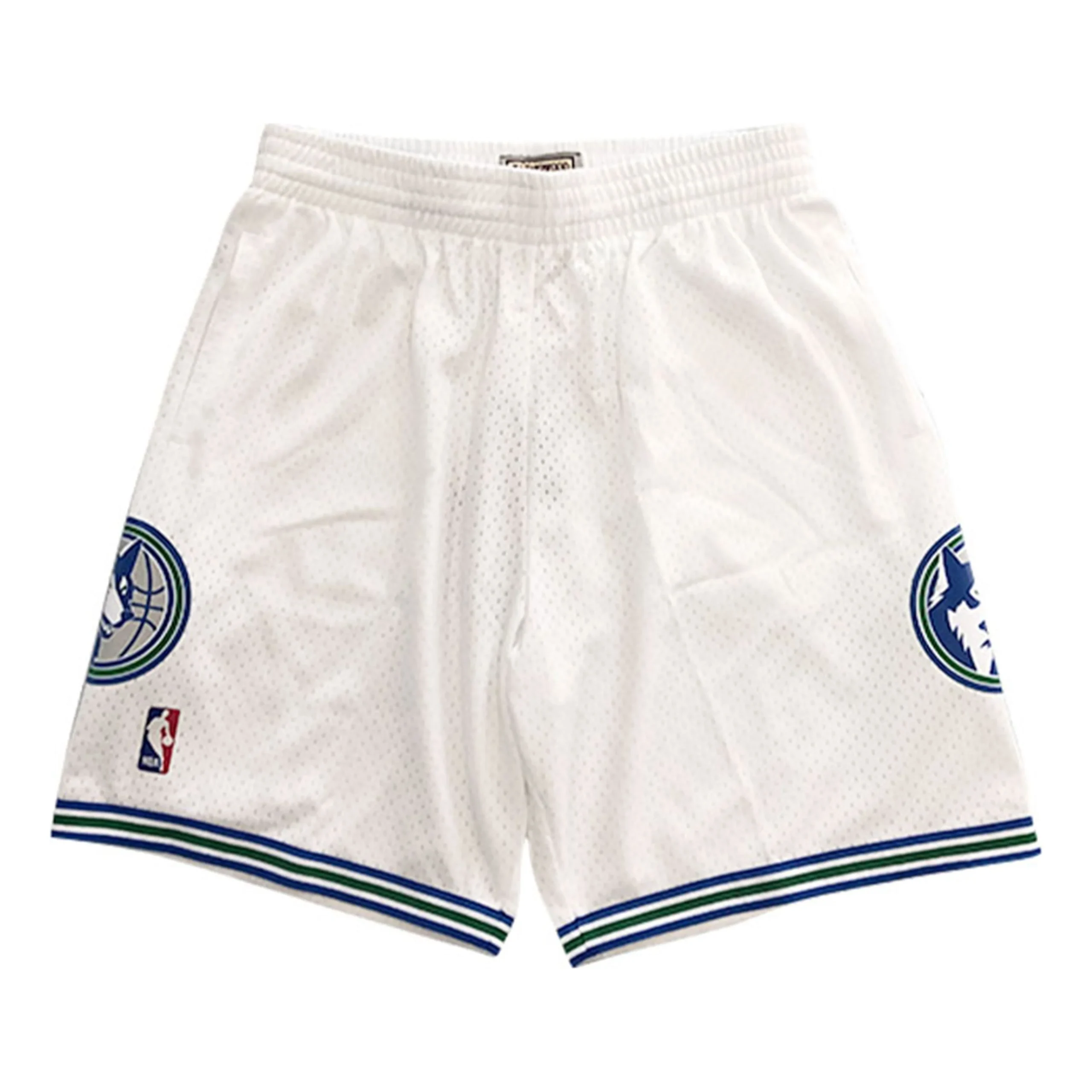 Mitchell & Ness NBA Swingman Shorts Minnesota Timberwolves 1995-96 'White' SMSHSB19045-MTIWHIT95