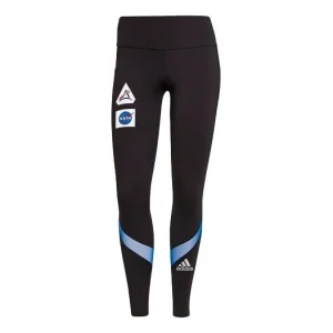 (WMNS) adidas Space Tgh W Casual Running Sports Tight Gym Pants/Trousers/Joggers Black GK6990