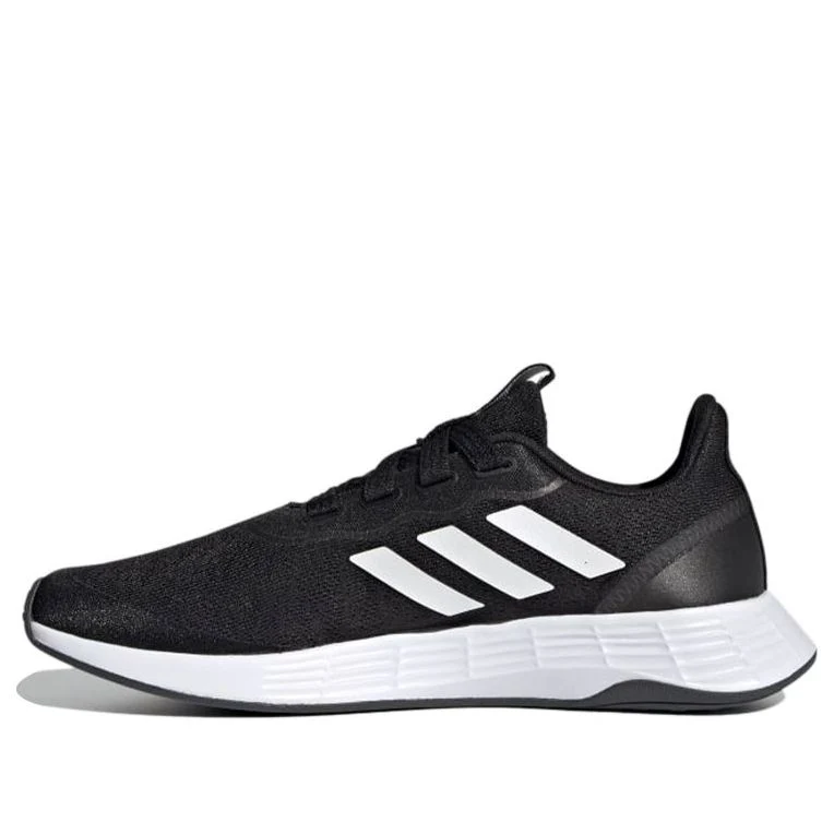 (WMNS) adidas QT Racer Sport 'Black White' FY5680
