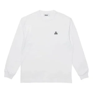 PALACE Unisex Logo Round-Neck Sweatshirt White P20LS009