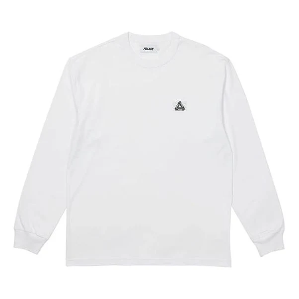 PALACE Unisex Logo Round-Neck Sweatshirt White P20LS009
