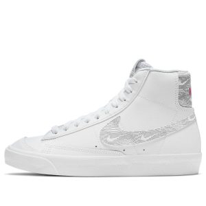 (GS) Nike Blazer Mid '77 'White Logo Print' DJ4624-100