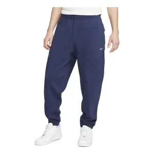 Nike Solo Swoosh Sweatpants 'Midnight Navy White' DX1364-410