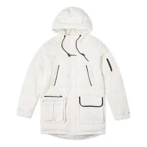 Converse Down Mid Length Jacket Asia Sizing 'White' 10019988-A02