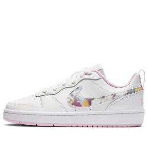 (GS) Nike Court Borough Low 2 SE 'Floral Swoosh' CK5426-100