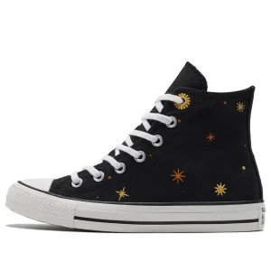 (WMNS) Converse Chuck Taylor All Star 'Black Yellow' A02885C