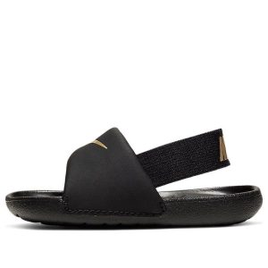 (TD) Nike Kawa Slide 'Black Metallic Gold' BV1094-003