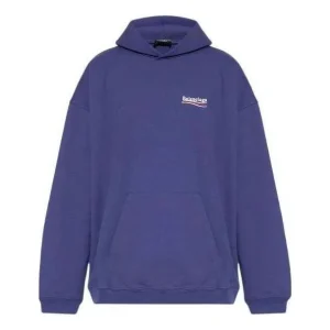Balenciaga Political Campaign Hoodie 'Blue' 620973TKVI91195