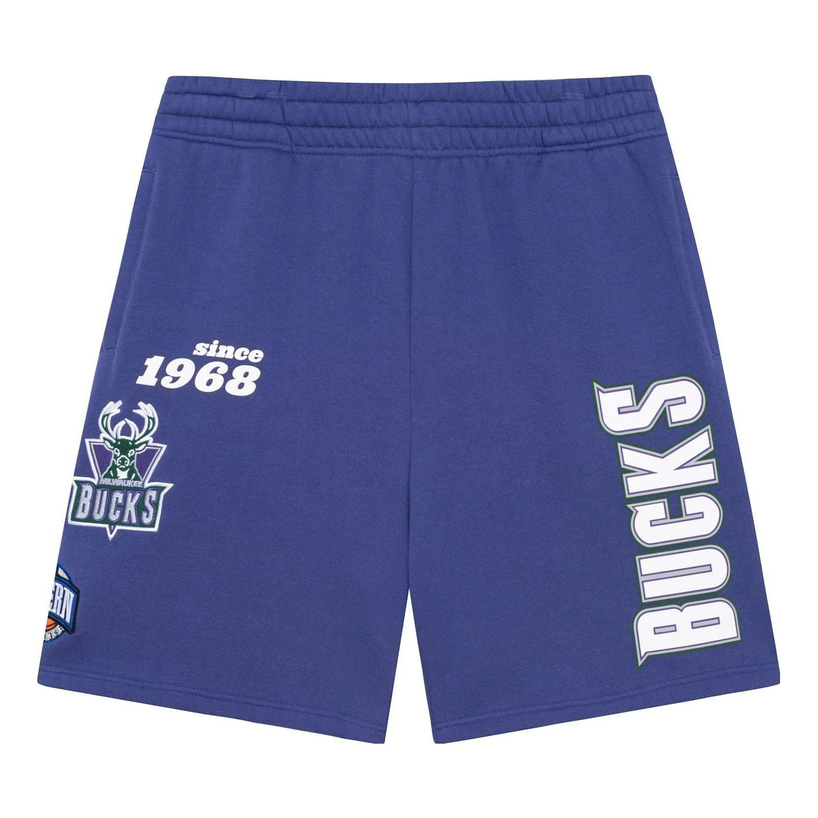 Mitchell & Ness x NBA Origins Fleece Short 'Bucks Team' PSHR4851-MBUYYPPPPURP