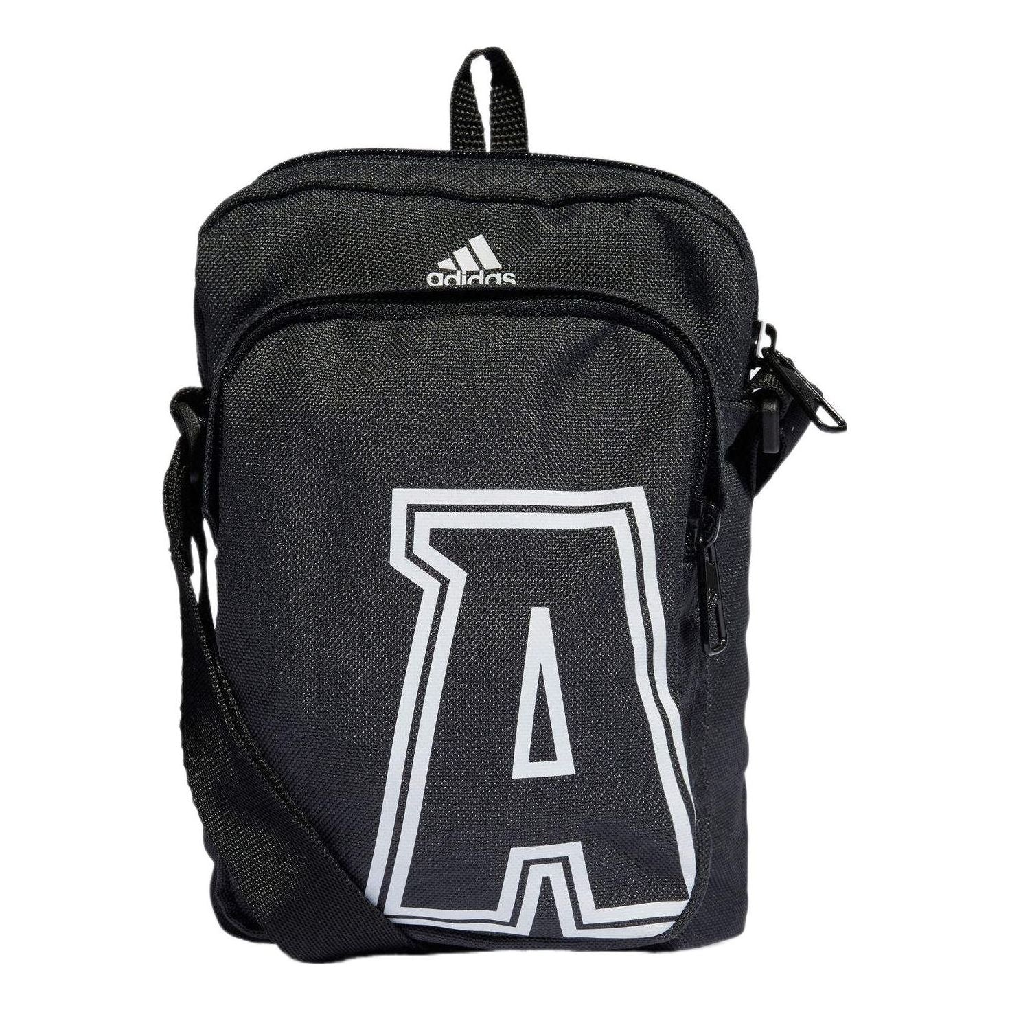 adidas Classic Brand Love Initial Print Organizer Bag 'Grey' IJ5633