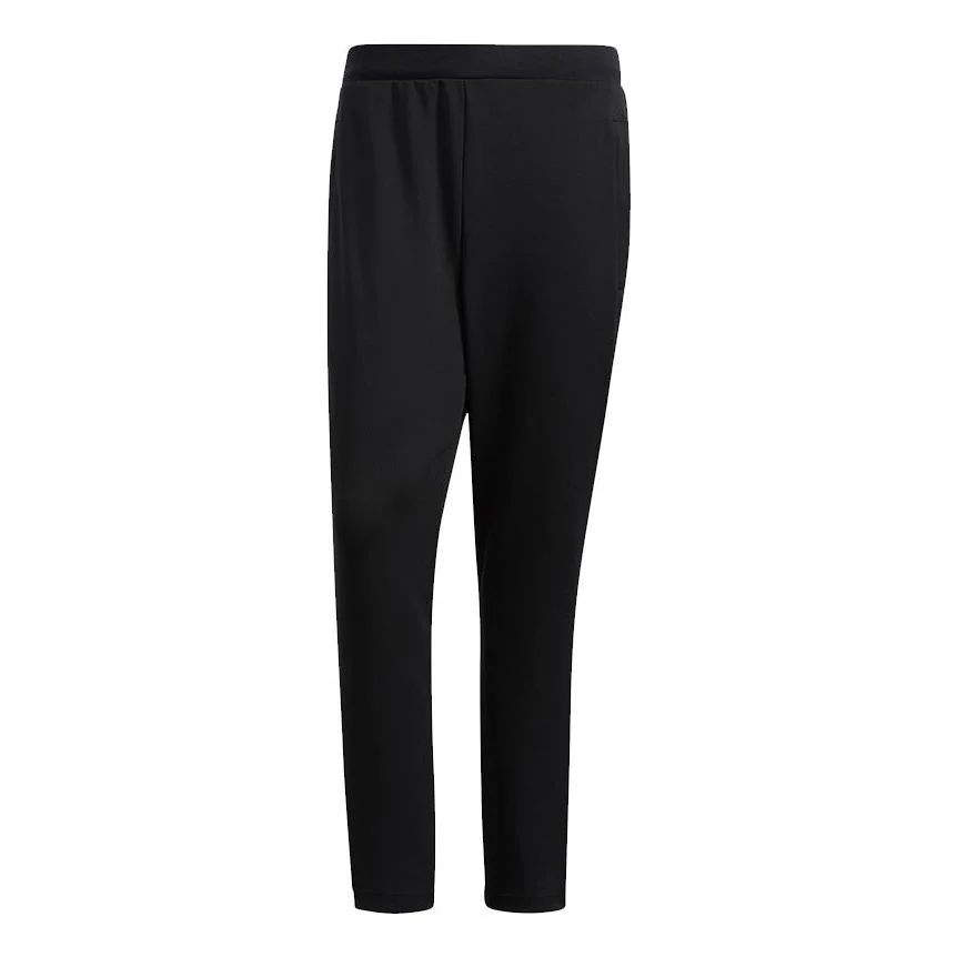 Men's adidas Wj Kn Pm Pnt Solid Color Training Running Sports Pants/Trousers/Joggers Black HE5124