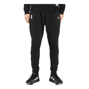 adidas Wj Pt Swt Rib Solid Color Knit Breathable Athleisure Casual Sports Pants Black BQ5635