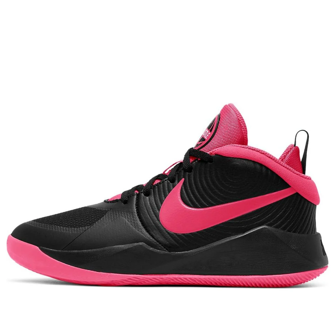 (GS) Nike Team Hustle D 9 Black/Pink AQ4224-002