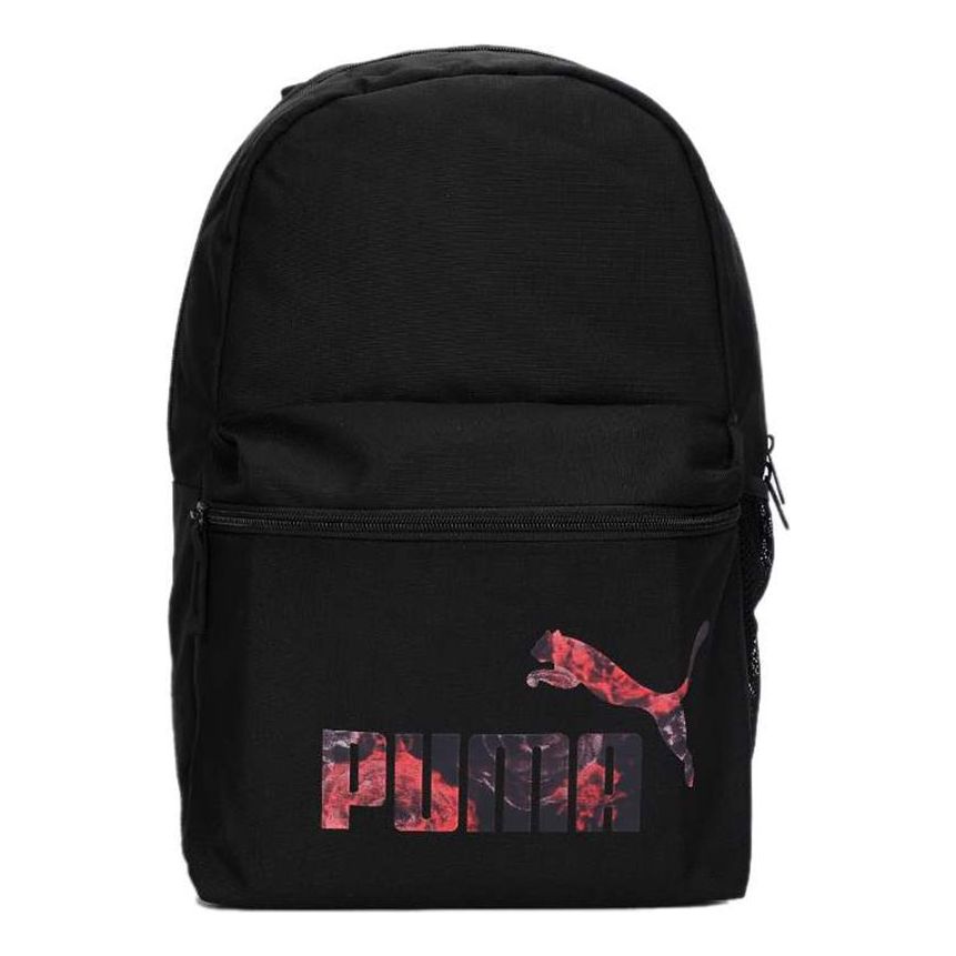 (WMNS) PUMA Floral Backpack 'Black Red' 078687-01