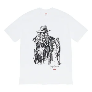 Supreme FW20 Week 4 x Yohji Yamamoto Tee 'Black White' SUP-FW20-099