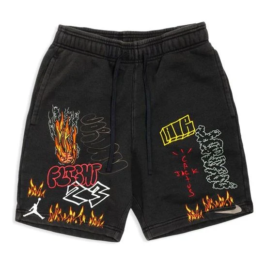 Air Jordan x Cactus Jack by Travis Scott MJ Fleece Short 'Black' CK4026-010
