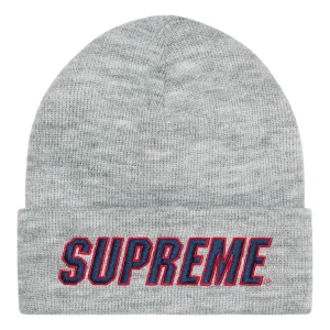 Supreme FW23 Week 10 Slant Beanie 'Grey' SUP-FW23-2415