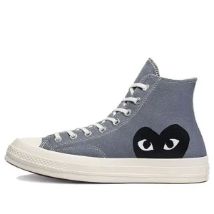 Converse x COMME des GARCONS PLAY Chuck 70 Hi 'Steel Grey' 171847C