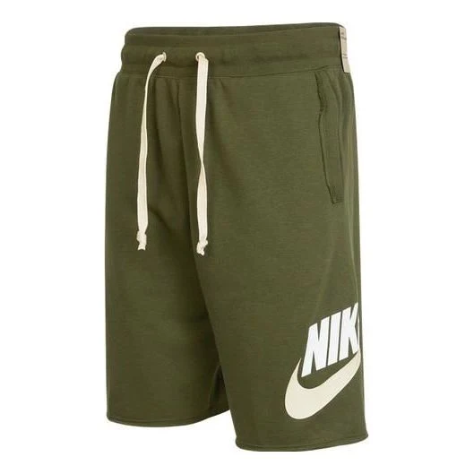 Nike As Nike Sportswear Spe Ft Alumni Short Logo 'Olive Green' DM6818-326