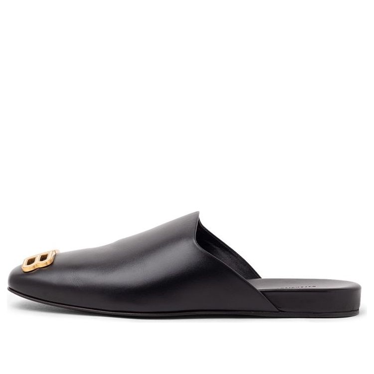 (WMNS) Balenciaga Cosy Mules 'Black' 653808WBB521088